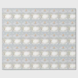 Christening Candles Geschenkpapier