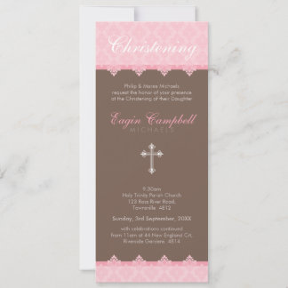 CHRISTENING ERSUCHT :: oh so schön 5P Einladung