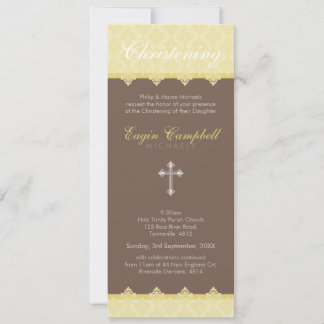 CHRISTENING ERSUCHT :: oh so schön 6P Einladung