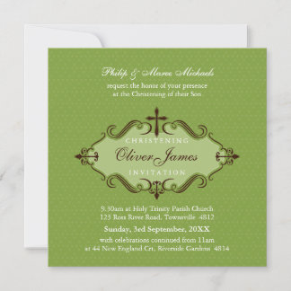 CHRISTENING INVITES :: viva 9SQ Einladung