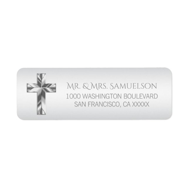 Christening / Taufe / Kommunion Blaues Kreuz (Vorne)