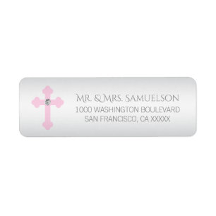 Christening / Taufe / Kommunion Rosa Cross Girl