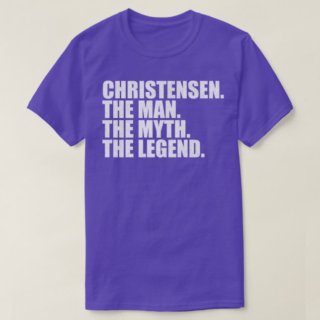 Christensen Christensen Familienname Christensen l T-Shirt (Design vorne)