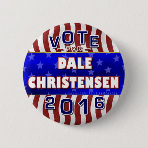 Christensen für Republikaner 2016 Präsidenten-Wahl Button