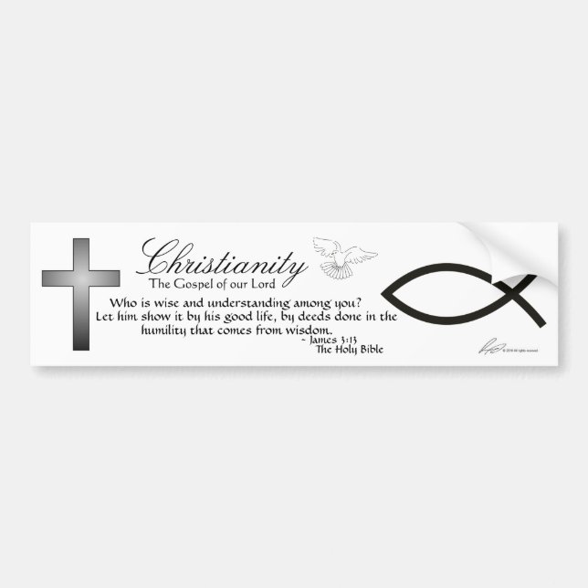 Christentum - Autoaufkleber (Vorne)