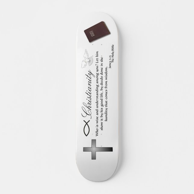 Christentum - Durchgangs-Skateboard Skateboard (Vorne)