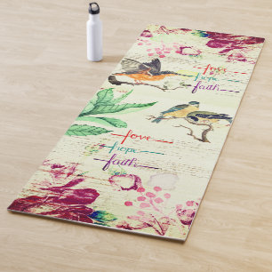 Christentum Glaube, Hoffnung, Liebe Wasserfarbe Yogamatte