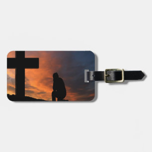 Christentum Glaube Kreuz Jesus Frieden Liebe Schic Gepäckanhänger