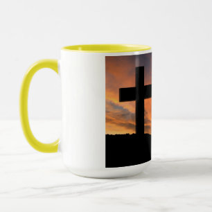 Christentum Glaube Kreuz Jesus Frieden Liebe Schic Tasse