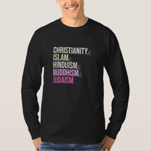 Christentum Islam Hinduismus Buddhismus Judentum T-Shirt