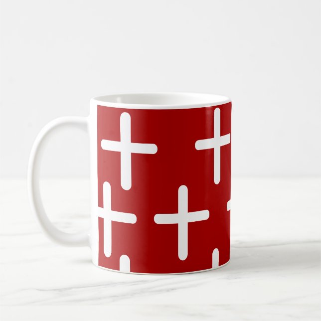 Christentum-Kreuzmuster Kaffeetasse (Links)