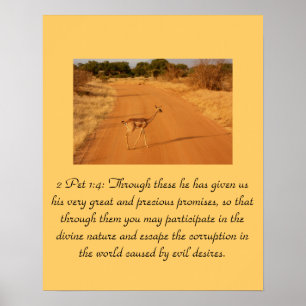 Christentum-Schrift 2 Haustier 1:4 Poster