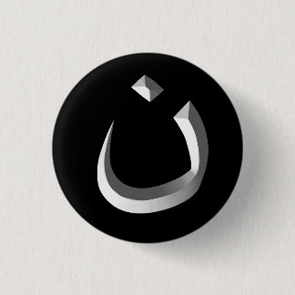 "CHRISTENTUMS-SOLIDARITÄT - NAZARÄER-SYMBOL " BUTTON