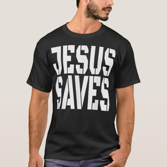Christerest Jesus Rette Christliches Evangelismus- T-Shirt (Vorderseite)