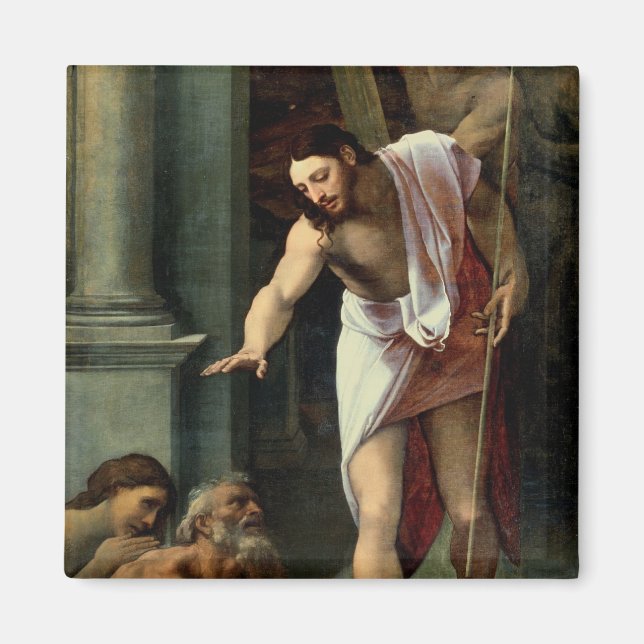 Christi Abstieg in Limbo, c. 1532 Magnet (Vorne)
