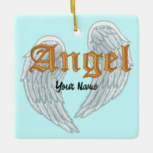 Christian Angel Wings ornement