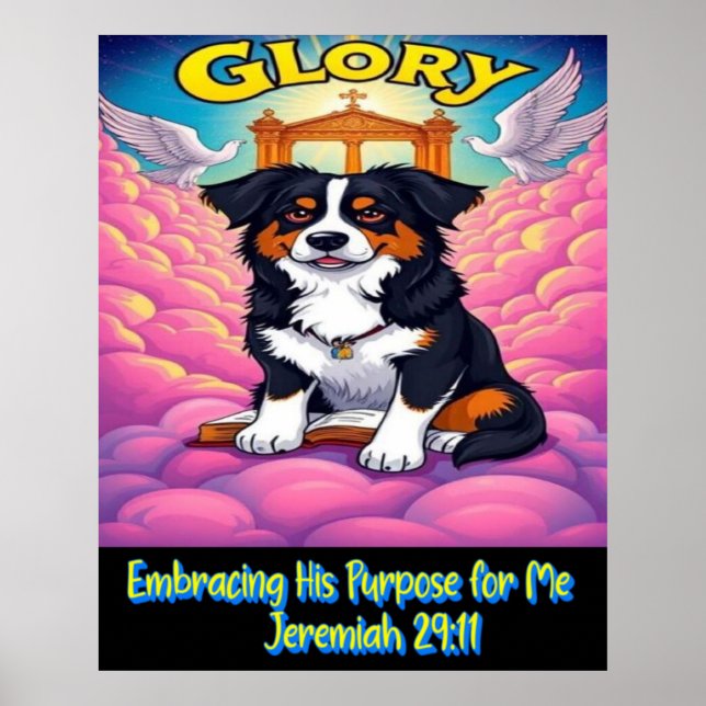 Christian Aussie Embracing His Purpose For Me Poster (Vorne)