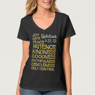 Christian Bible Verse Fruit of the Spirit Galatian T-Shirt