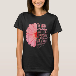 Christian Bible Verse Joshua 19 Flower T-Shirt