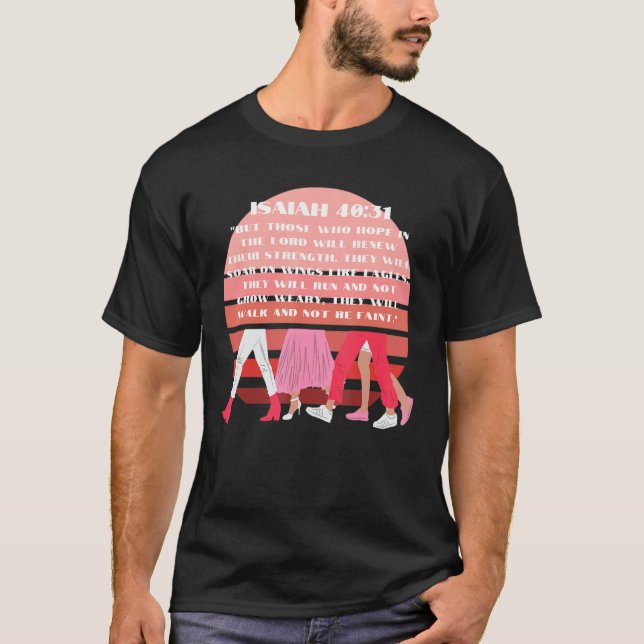 Christian Bible Verse Workout Gear Exercise Top Wo (Vorderseite)
