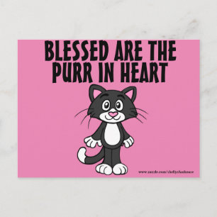 Christian Cat mèmes Cartes postales, Purr dans le