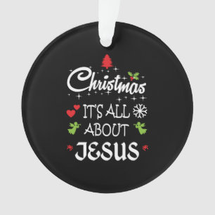 Christian Christmas - It's All About Jesus T-Shirt
