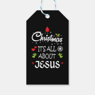 Christian Christmas - It's All About Jesus T-Shirt Geschenkanhänger