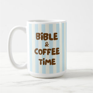 Christian Coffee Brown Typography Lettering Cozy Kaffeetasse