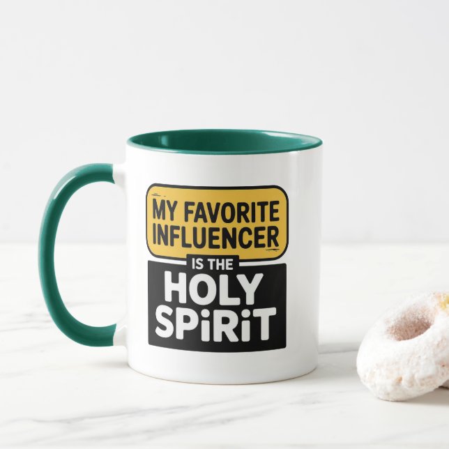 Christian Coffee Mug (Avec donut)