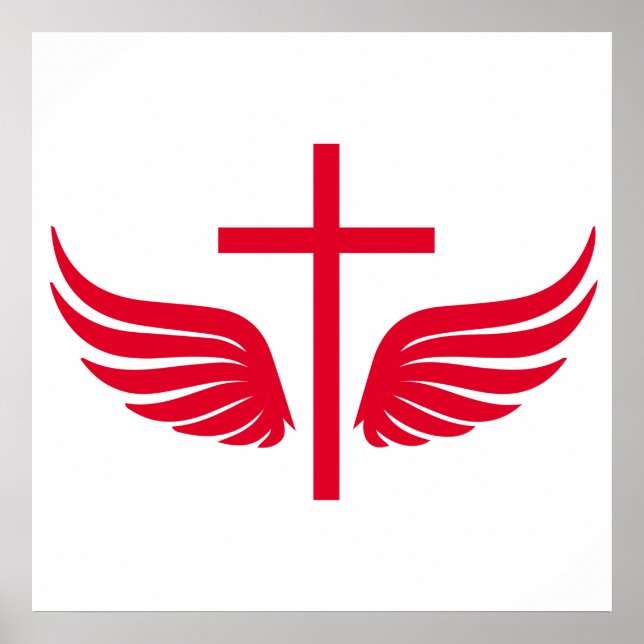 Christian cross poster (Vorne)