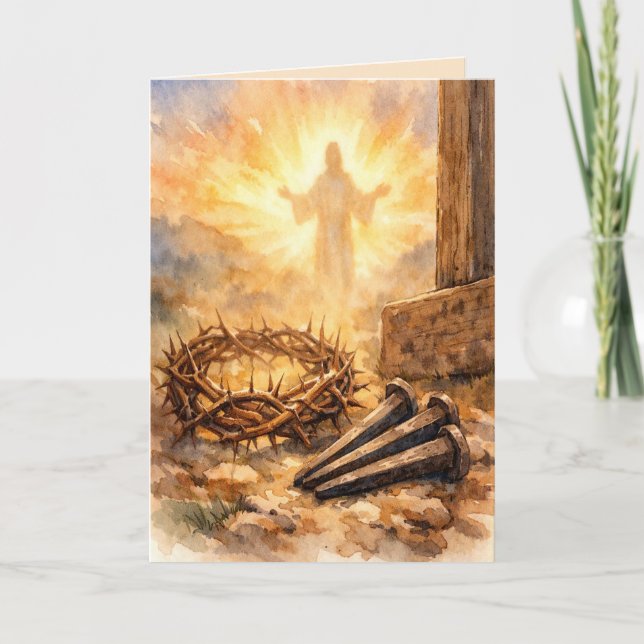 Christian Easter Card Karte (Vorderseite)