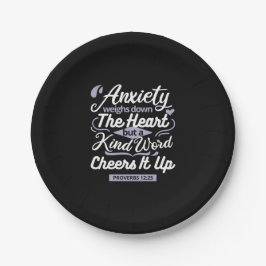 Christian Encouragement Quote – Anxiety & Kindness Pappteller