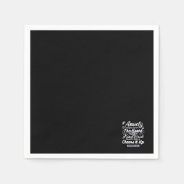 Christian Encouragement Quote – Anxiety & Kindness Serviette