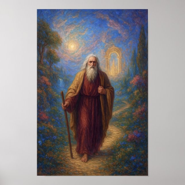 Christian Enoch Walking In Heaven Poster (Vorne)