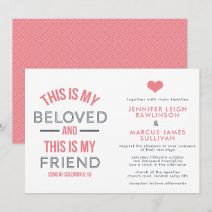 Christian Faire-part de mariage - Voici Mon bien-a