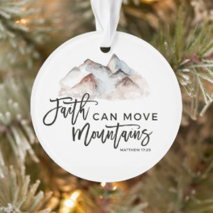 Christian Family Bible Verse Church Gift Ornament
