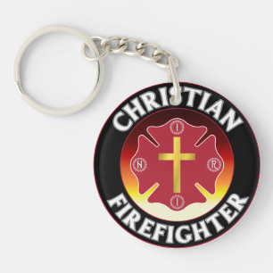 Christian Firefighter Croix Rouge St Florian INRI