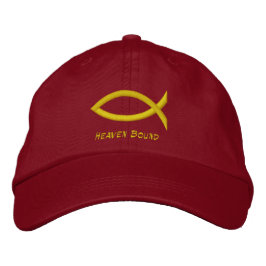 Christian Fish brodé Casquette de baseball
