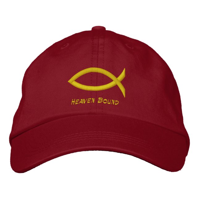 Christian Fish brodé Casquette de baseball (Devant)