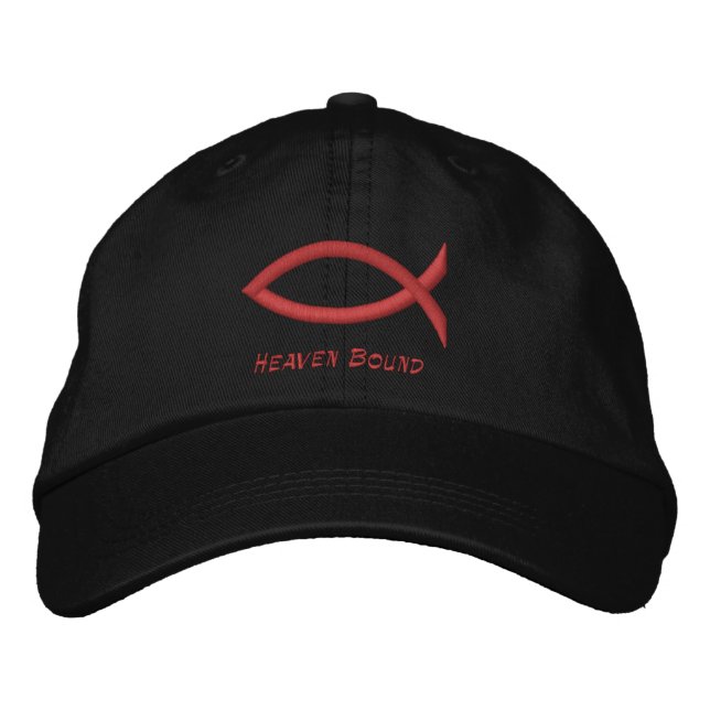 Christian Fish brodé Casquette de baseball (Devant)