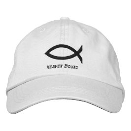 Christian Fish brodé Casquette de baseball
