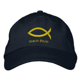 Christian Fish brodé Casquette de baseball