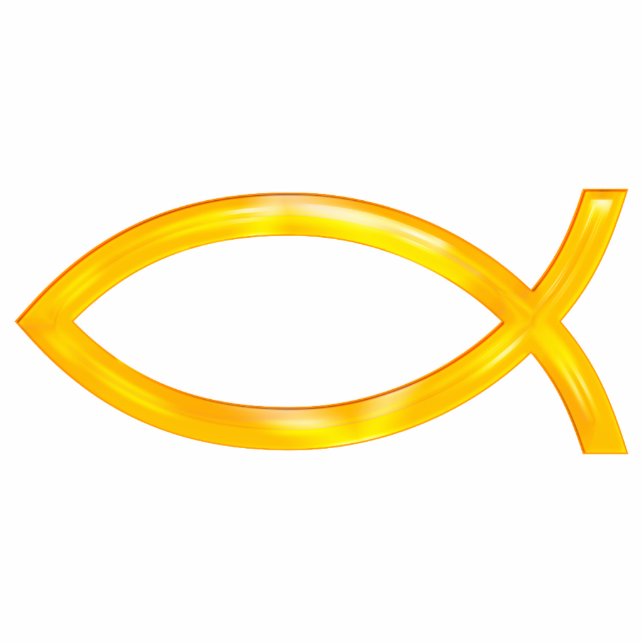 Christian Fish - Photo Sculpture (Devant)