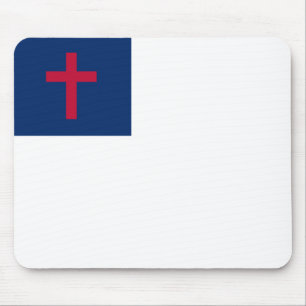Christian flag Mousepad