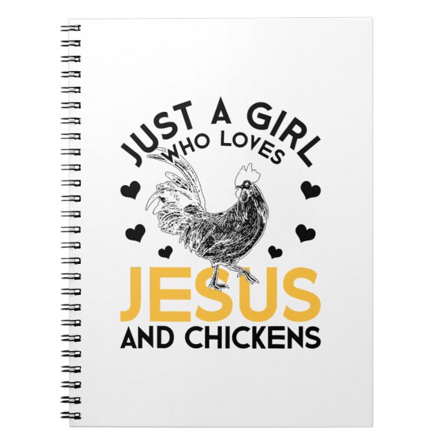 Christian Funny Religious Farmer Women Gift Jesus Notizblock (Vorderseite)