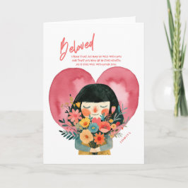 Christian Get Well Card with Bible Verse Karte