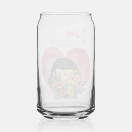 Christian Gift glass with encouraging Bible Verse Dosenglas