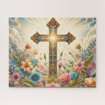 Christian Golden Easter Cross<br><div class="desc">Christian Golden Easter Cross
Art/illustration
colorful
customizable</div>