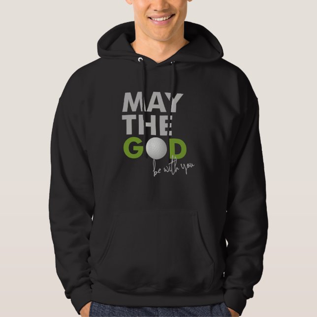 Christian Golf Father´s Day Golfer Ball Humor for  Hoodie (Vorderseite)