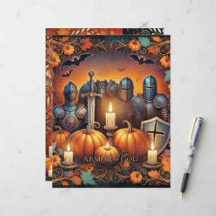 Christian Halloween Armor de Dieu Livre de papier 